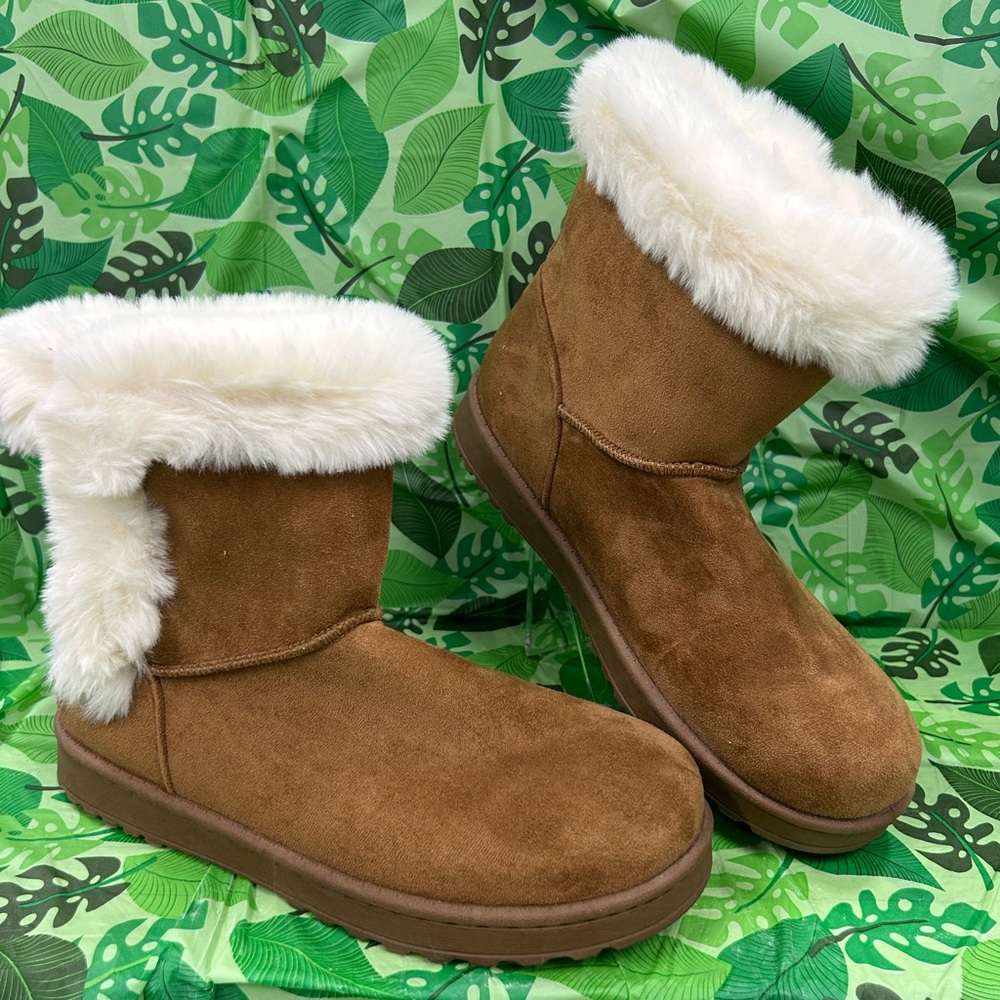 SO paulina chestnut boots size 10